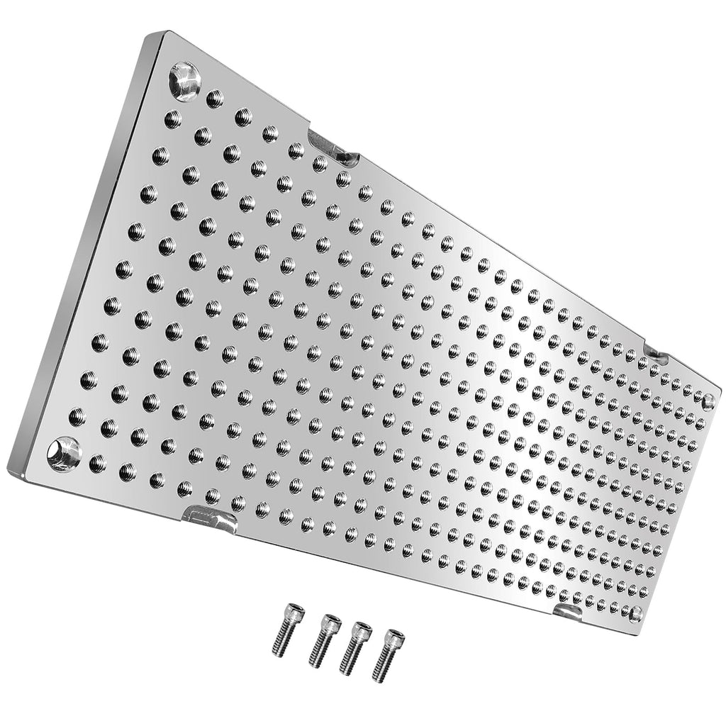 6" x 16" x 1/2" MIC7 Aluminum Fixture/Sacrificial Plate, Mini Pallet