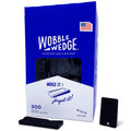 Wobble Wedge Rigid Heavy Duty Plastic Shims for Leveling, Black, 300 Pack