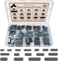 160Pcs Metric Woodruff Key & Round Ended Feather Key Assortment