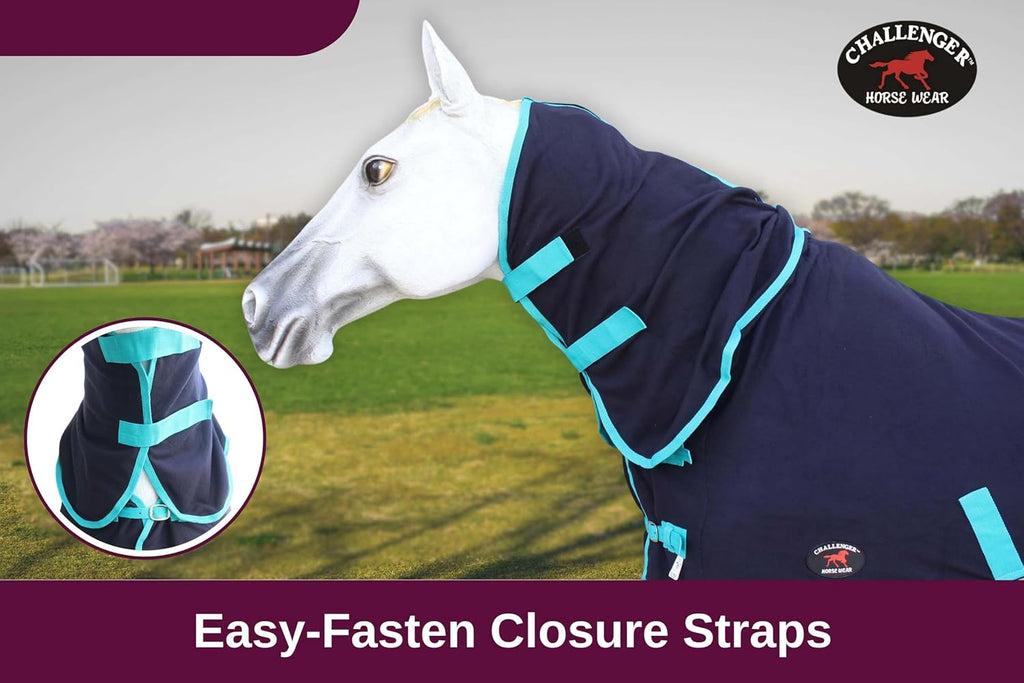 Horse Sheet Polar Fleece Cooler Exercise Blanket Wicks Moisture 4384