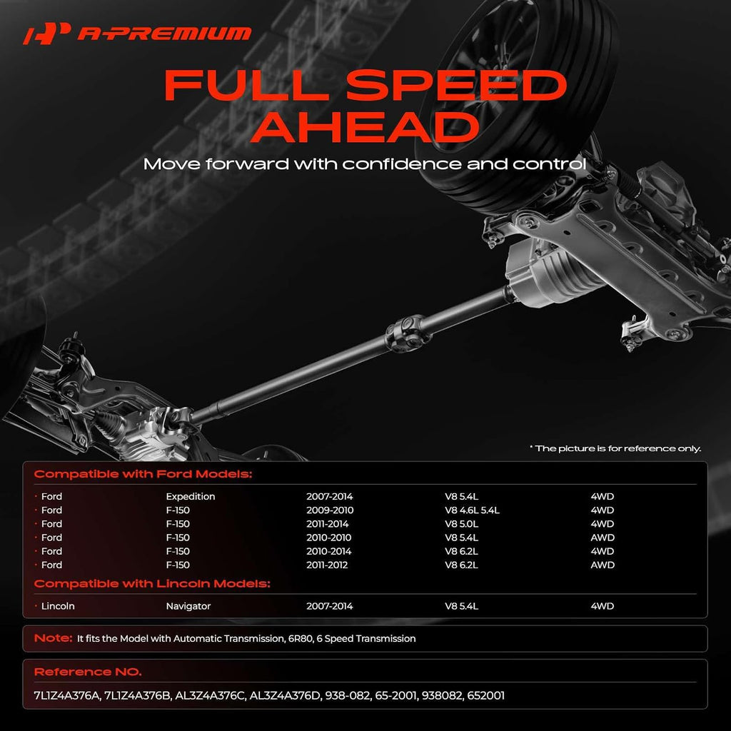 A-Premium Front Drive Shaft Driveshaft Assembly Prop Shaft