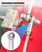 4PCS RH 1/4 x 1/4-28 Heim Joint Rod End Kit Fit for Hydraulic Cylinders