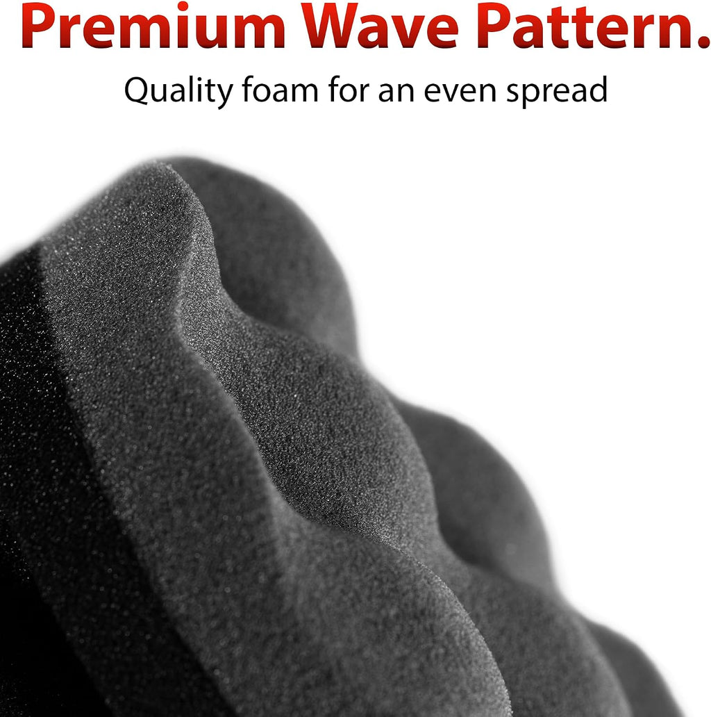 Pro Tire Hex Grip Applicator (3 Pack) - Tire Shine Car Detailing Foam Sponge Tool|Car Cleaning Supplies After Car