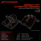 A-Premium Disc Brake Caliper Compatible with Lincoln & Ford