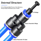TAILONZ 5/16 Inch Push-to-Connect Fitting Pneumatic Plug PP-5/16 10Pcs