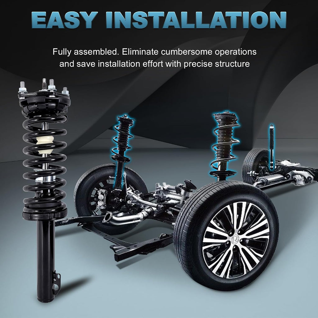 Front and Rear Strut Assembly Compatible with 2004-2011 Chevy Malibu