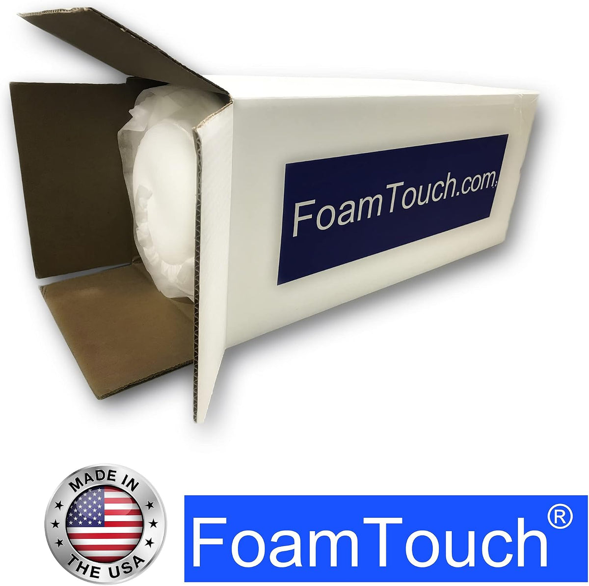 Medium Density 1" Height x 30" Width x 72" Length Upholstery Foam Sheet