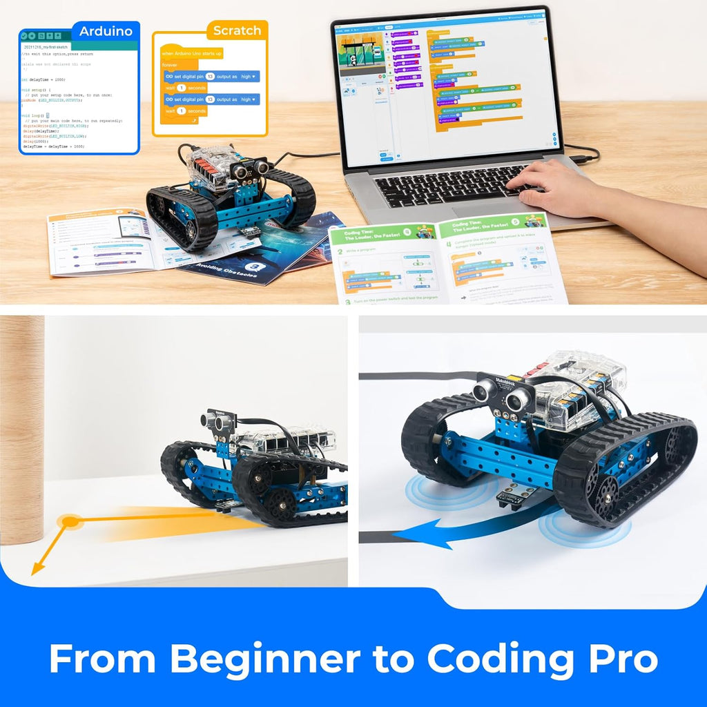 mBot Ranger 3 in 1 Coding Robot Building Kit for Kids Ages 10+ | Supports Scratch & Arduino Programming, Programmable