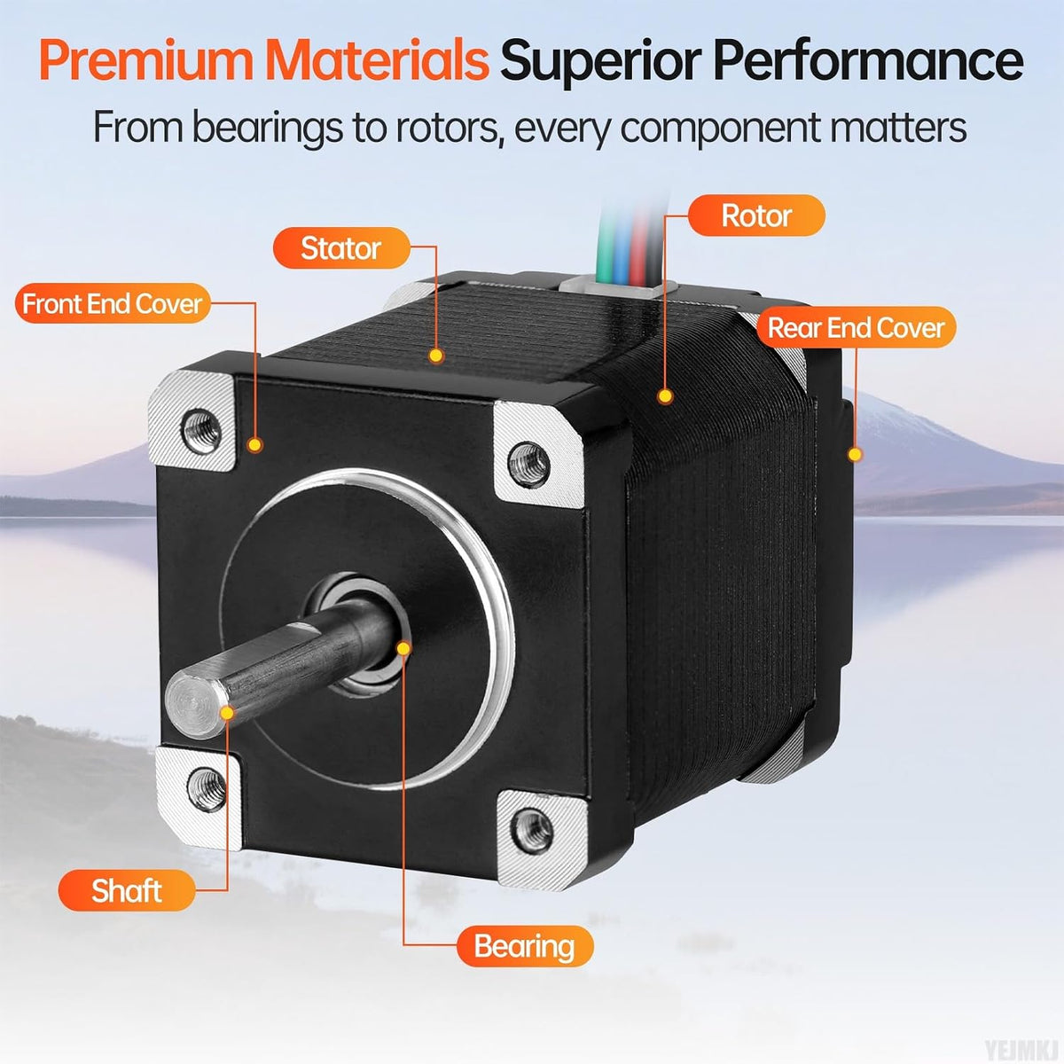 Nema 14 Stepper Motor 35x44mm 28Ncm (39.65oz·in) 1.2A 2.9Ω Bipolar