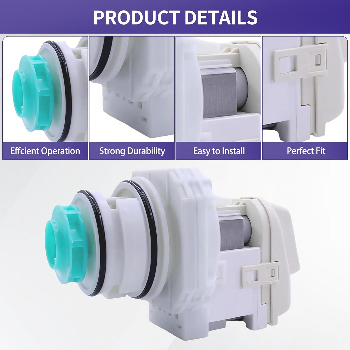 FFCD2413US1A GDPP4515AF1B GDPP4515AF0A Dishwasher Circulation Pump