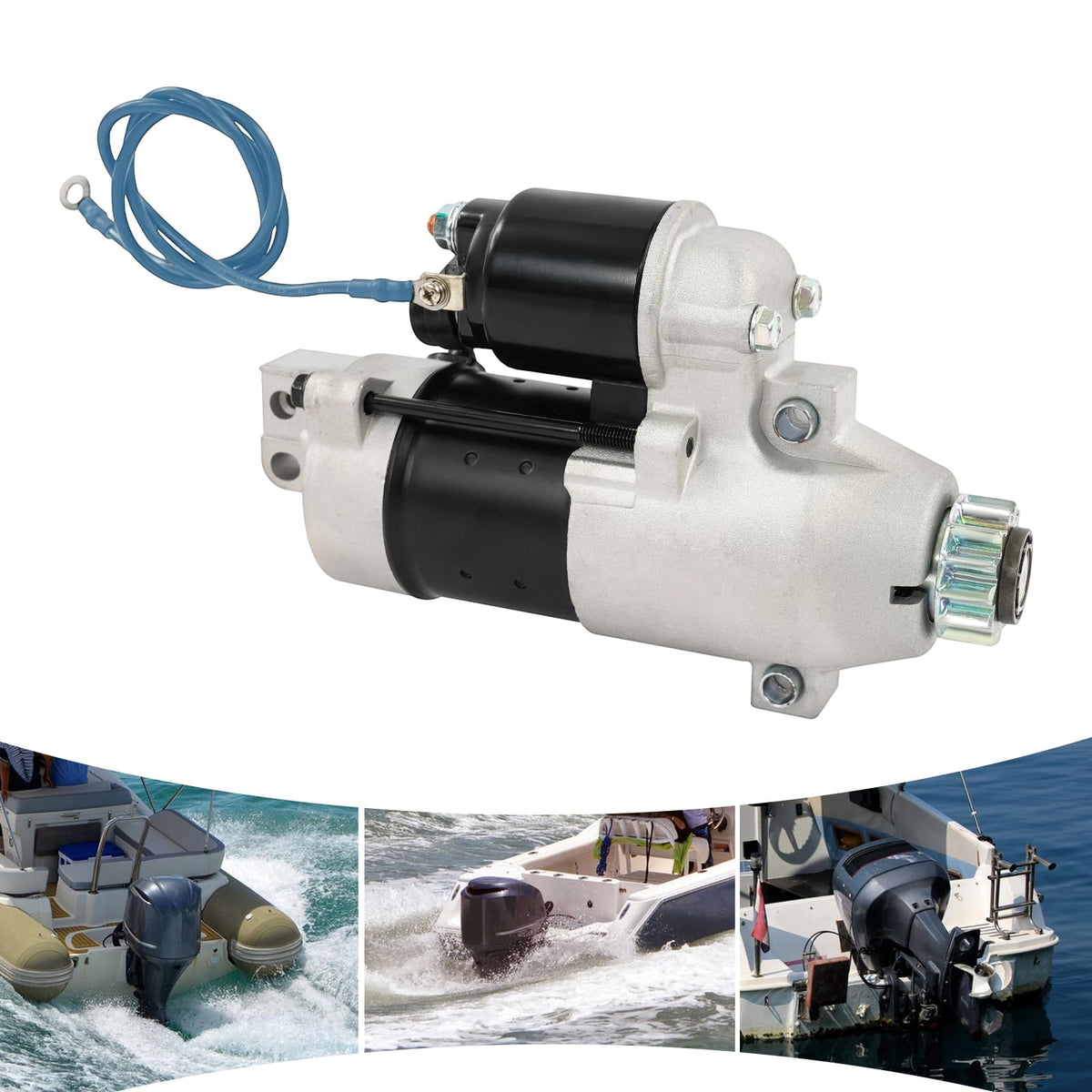 Outboard Starter Motor For Yamaha 4-stroke 150-250hp F150 Fl150 F200