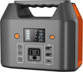 Portable Power Station 150W 155Wh Solar Generator 110V 42000mAh Portable Power Bank w/AC Outlet, 6 Outputs External