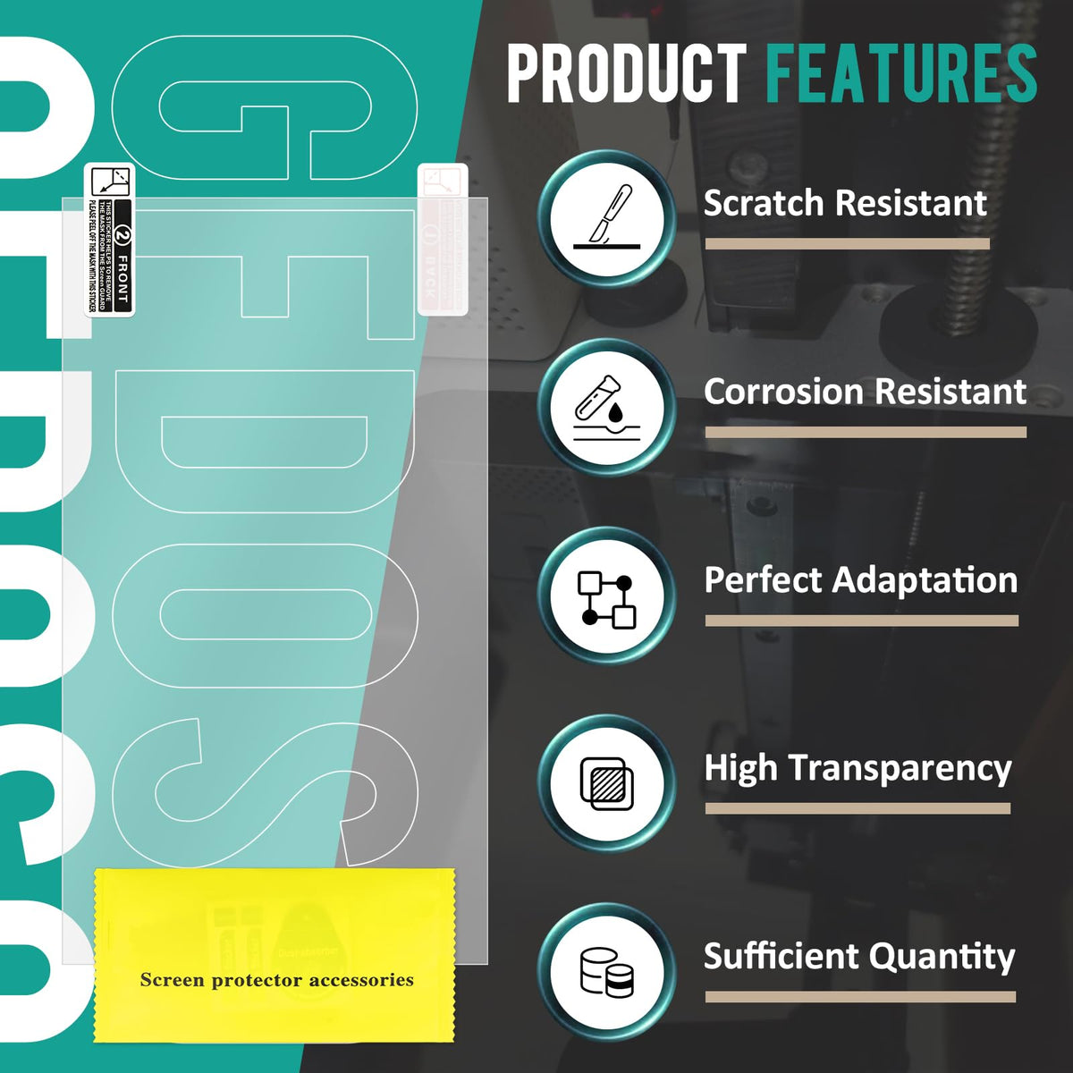 8 PCS Screen Protector Compatible with Anycubic Photon Mono 4