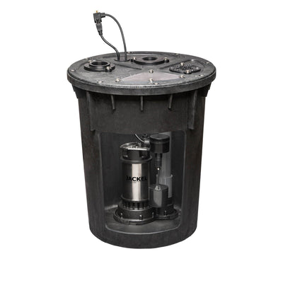 JACKEL 1/2 HP Pre-Plumbed Sump Pump System (Model: JPACK22S-250V)