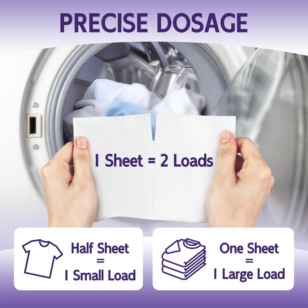 Laundry Detergent Sheets, Lavender Scent, 80 Loads Plant