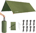 Camping Tarp for Tent or Hammock Rain Fly - 10 x 12 Tarp for Camping, Hiking, Backpacking or Portable Lightweight