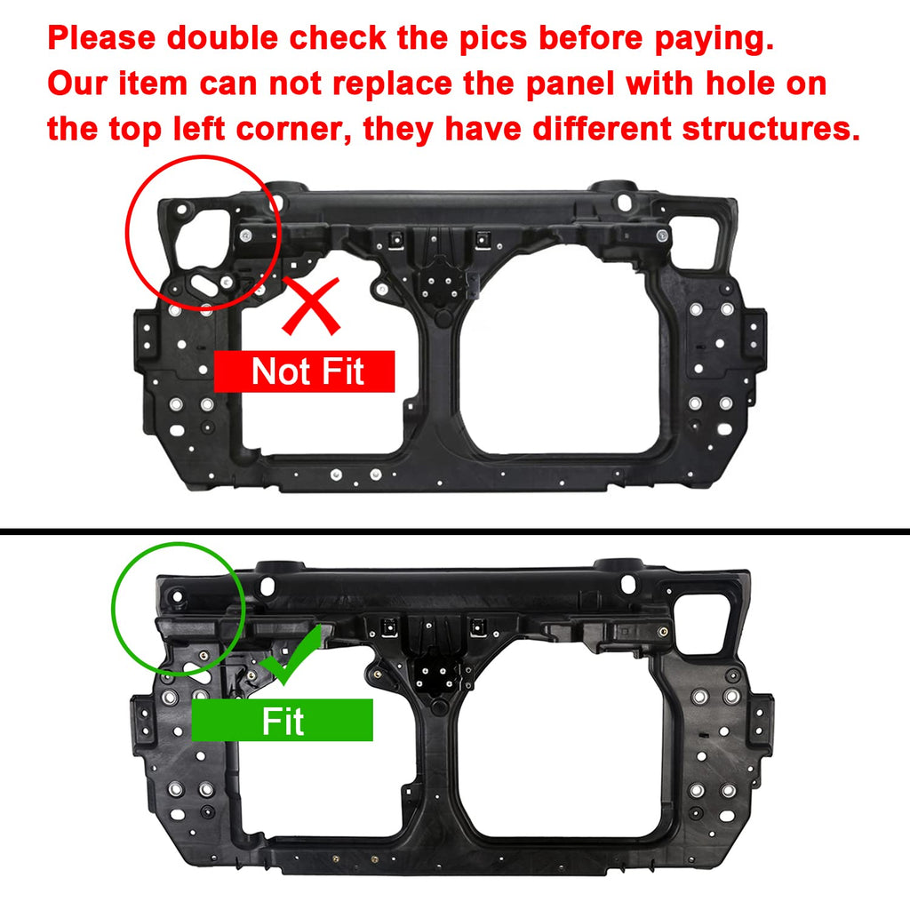 ECOTRIC Radiator Center Core Support Compatible with 350Z Radiator Bracket