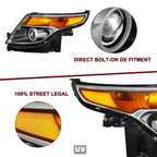 Projector Headlight Fit for 2011 to 2015 Ford Explorer