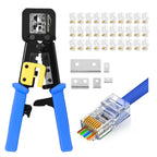 NataLink Pass Through RJ45 Crimp Tool Cat6 Cat5E Cat5 Ethernet Crimper
