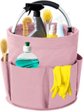 Cleaning Caddy with Handle, 17L Foldable Cleaning Supplies Organizer, Portable Storage Basket, Cleaning Supply Caddy