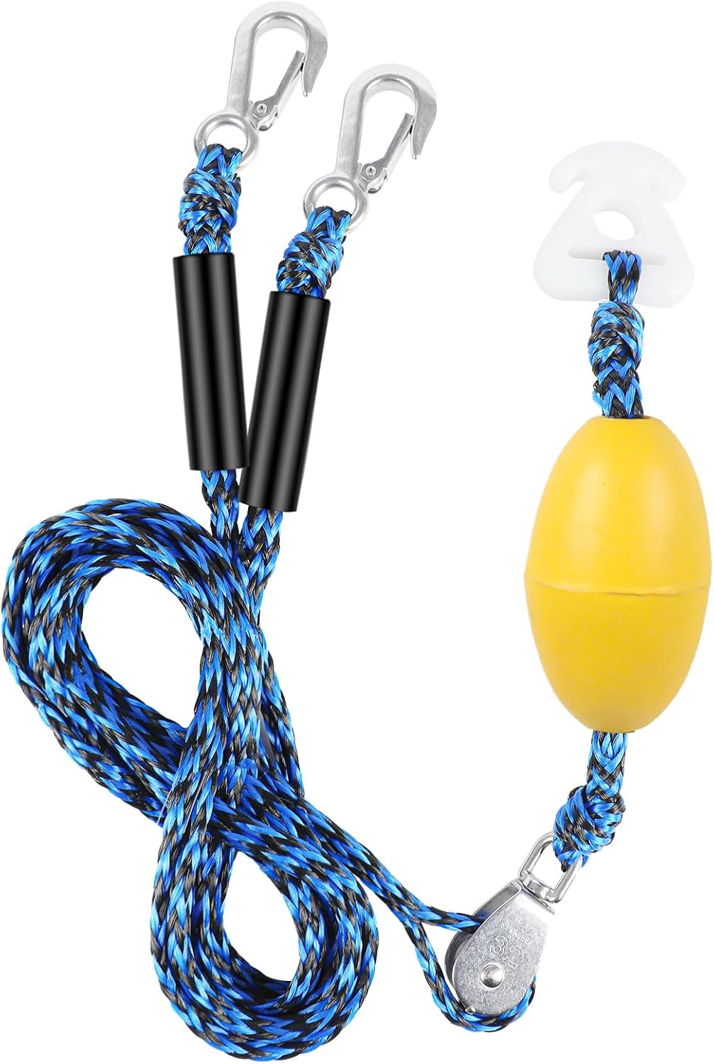 Heavy Duty Boat Tow Harness for Tubing, Water Sports Tow Rope for Boat Towables & Tubes, Self Centering Tow Harness