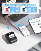 M110 Label Maker Machine with Tape Thermal Label Printer