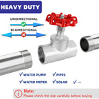 1-1/4" NPT B-Type Straight Pattern Globe Valve Stainless Female Thread DN32