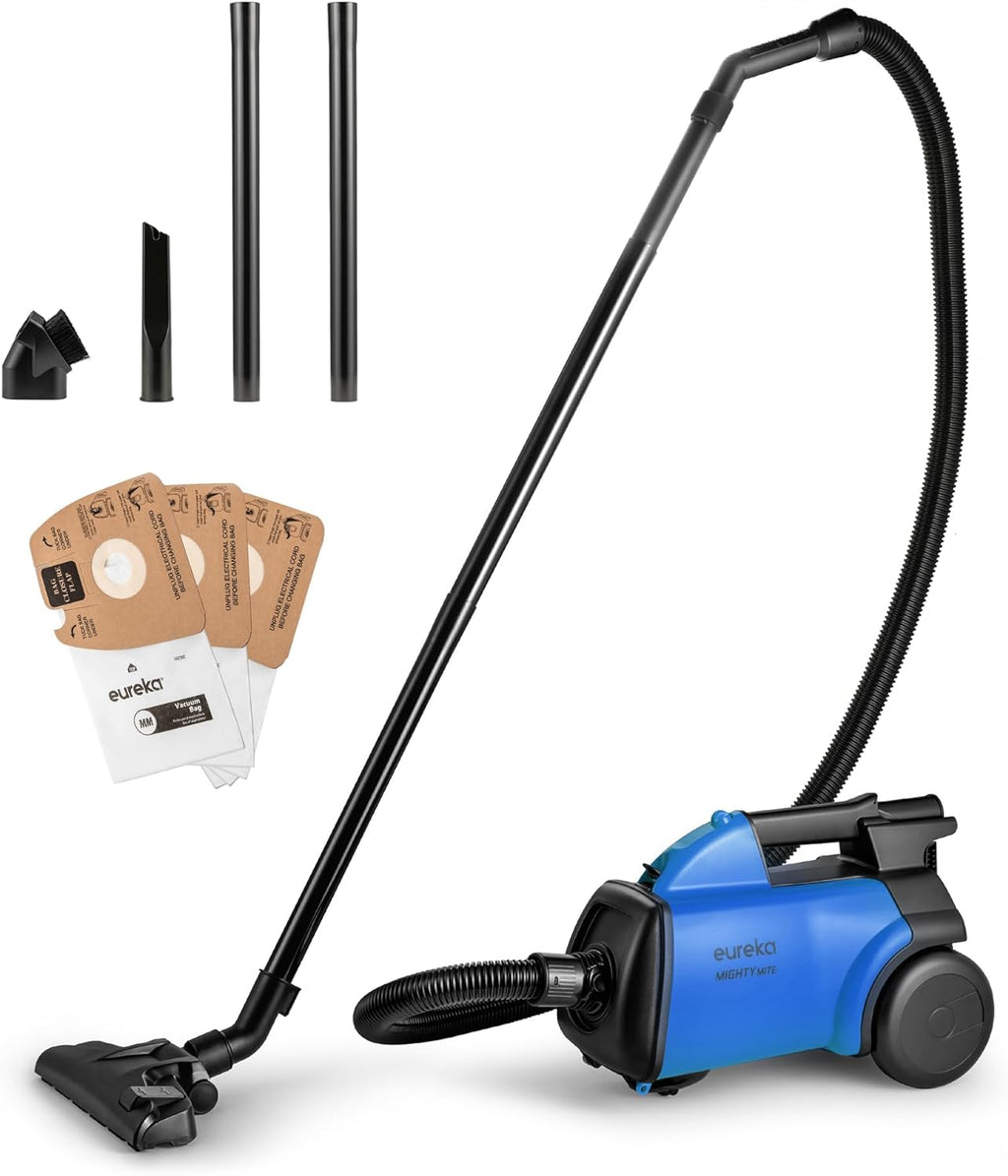 Bagged Canister Vacuum Cleaner, 3670H w/ 2bags, 3670h-blue | Bagged Canister Vacuum, Vacuum Cleaner for Home, Power