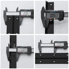 4Pack 16” Heavy Duty Piano Hinge Stainless Black Continuous & Piano Hinges
