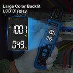 TEMIRUP Digital Clamp Meter Multimeter with U-Shaped Jaw, AC/DC Amp Meter