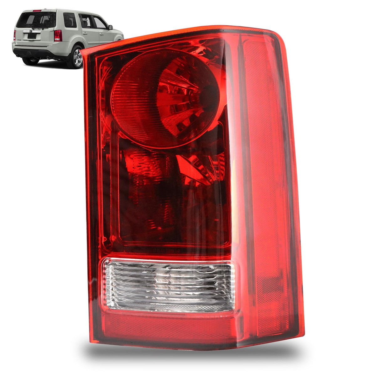 Tail Light Compatible With 2009-2015 Honda Pilot Passenger Side