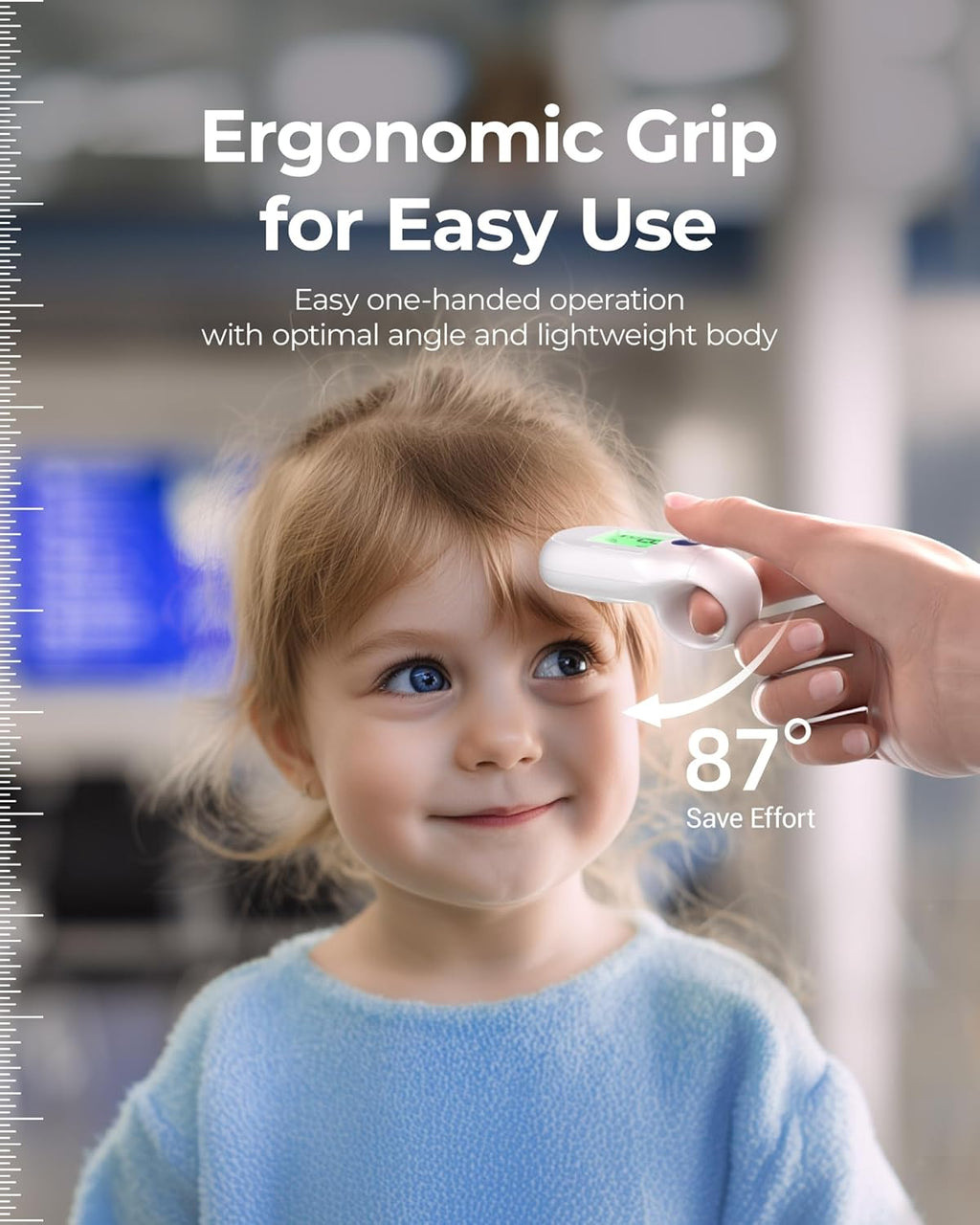 Forehead Thermometer for Adults Kids, Non-Contact Baby Thermometer, Medical Infrared Digital Thermometer, Instant and