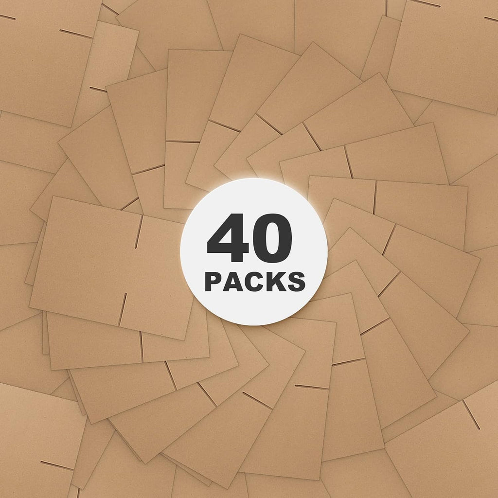 40 Packs 8x6x6 Shipping Boxes Cardboard Boxes Shipping Box for Business Packaging Thin Box