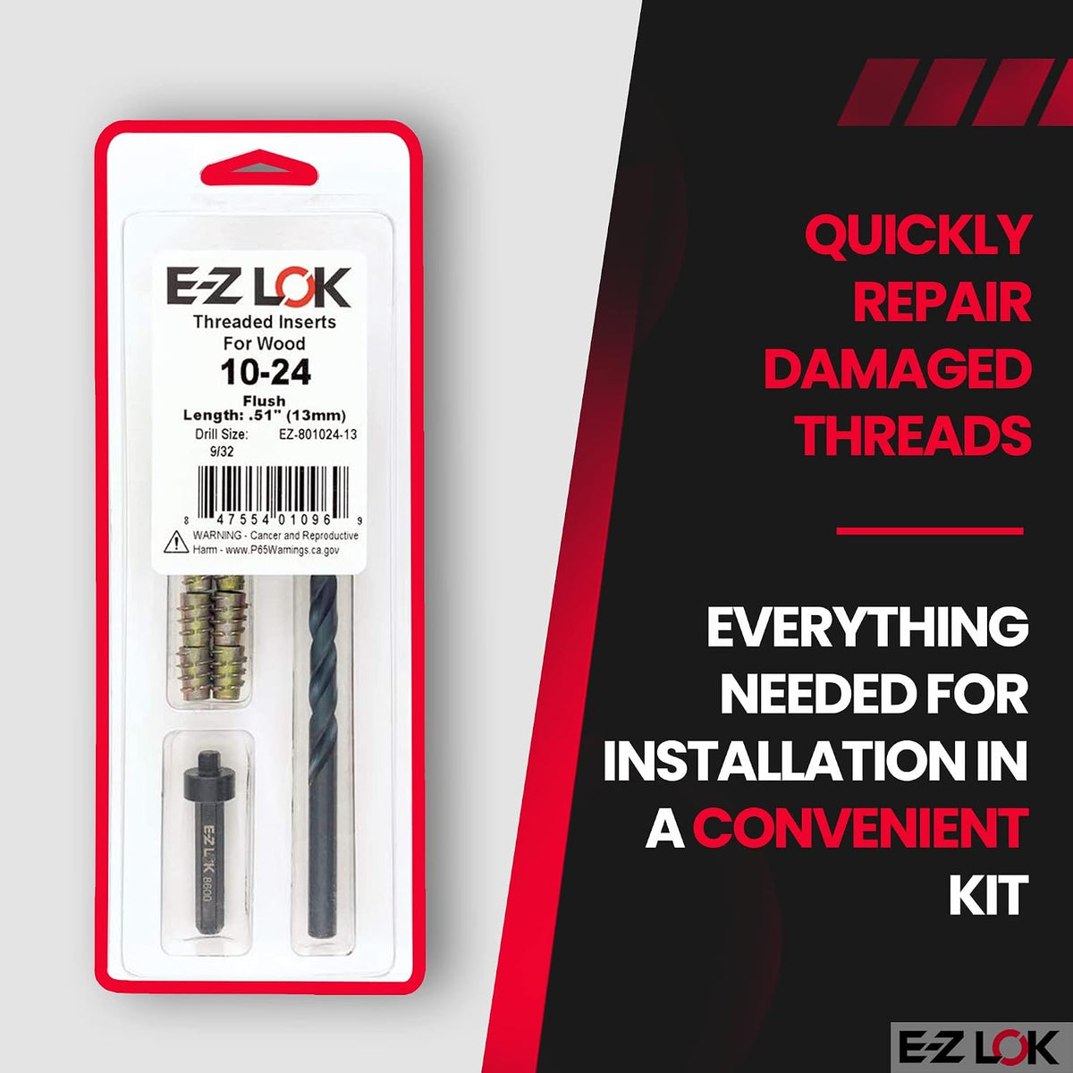 E-Z LOK Thread Repair Kit, 10-24
