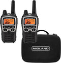 T77VP5 X-Talker FRS Walkie Talkie, Black | Licence Free, Up to 38 Mile Radius, 36 Channels, 121 Privacy Codes
