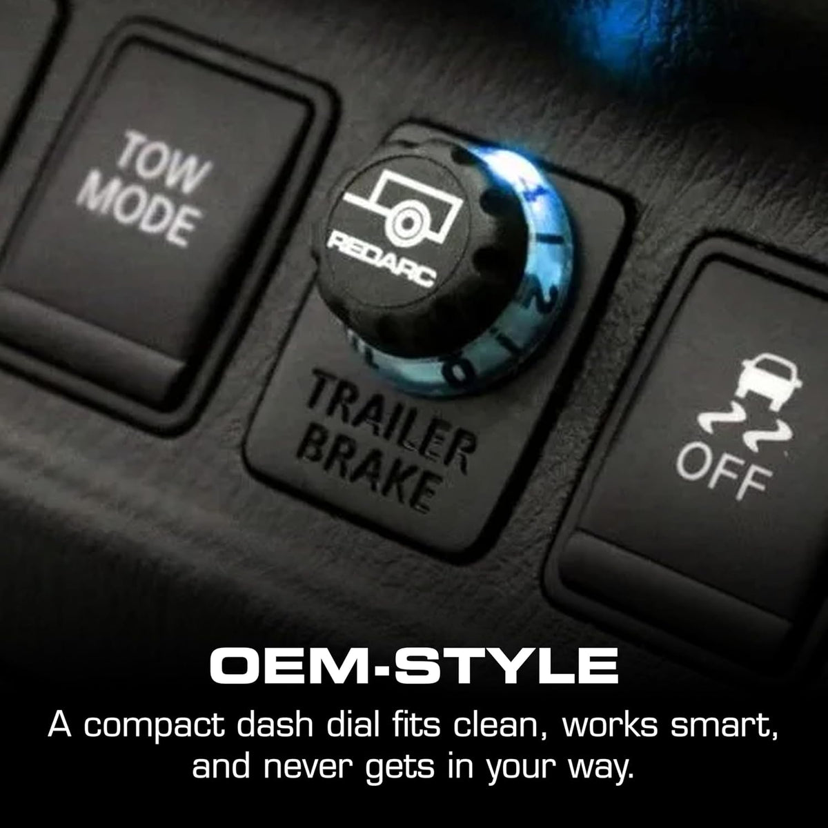 Tow-Pro Liberty Electric Trailer Brake Controller Kit for Toyota Tundra, Tacoma, Proportional Braking, Plug and Play