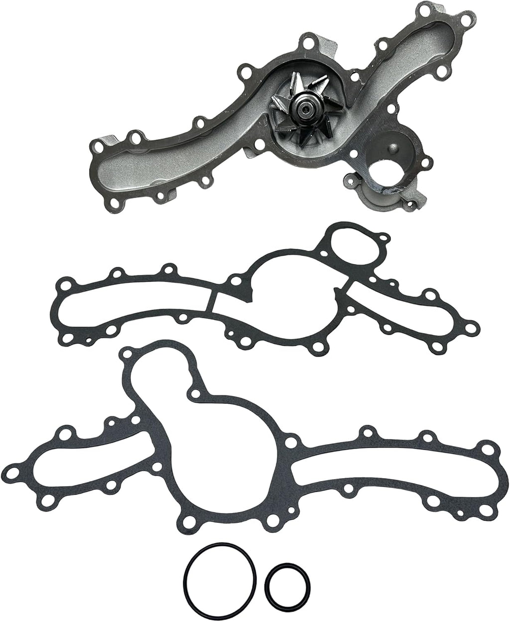DNJ WP969 Water Pump for 2003-2015 Toyota 4Runner, FJ Cruiser, Tacoma 4.0L V6 24V DOHC 3956cc