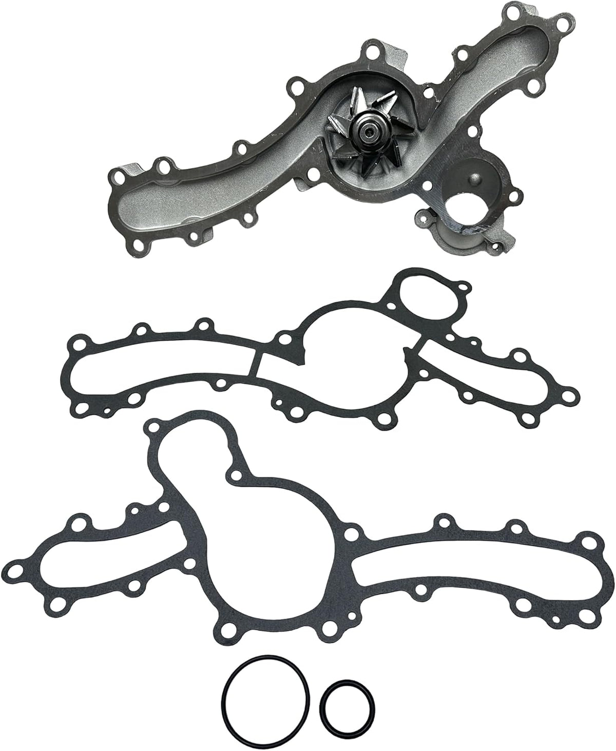 DNJ WP969 Water Pump for 2003-2015 Toyota 4Runner, FJ Cruiser, Tacoma 4.0L V6 24V DOHC 3956cc