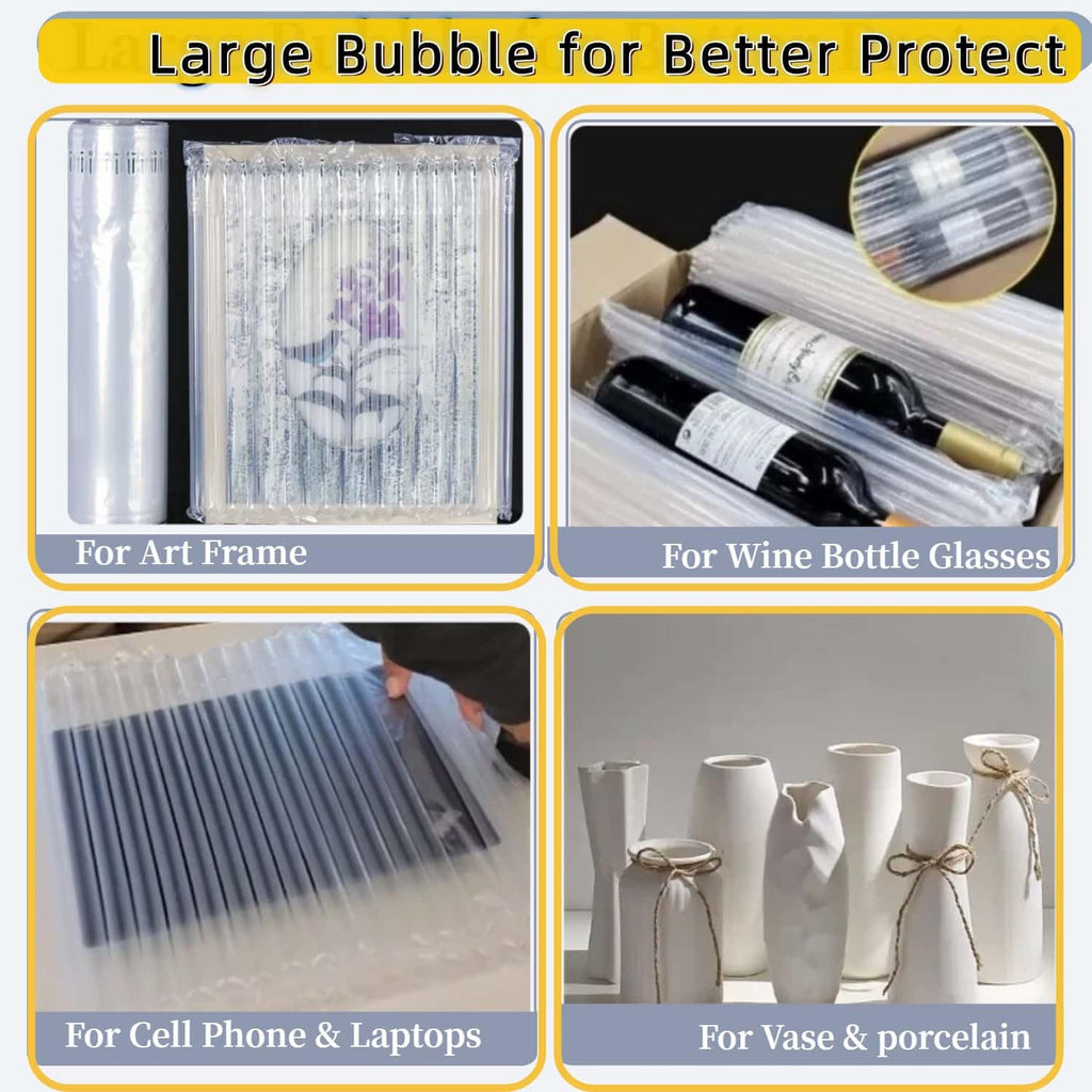 15.8" x 164' Large Bubble Cushioning wrap, Inflatable Air Column Shipping