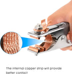 Welding Ground Clamp, 500A Electroplated Grounding Earth Clip