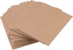 50 Pack 8.5 x 11 Inch Corrugated Cardboard Sheets, Cardboard Paper