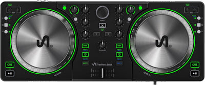 by Tiesto DJ Controller, SX1 Portable Control Deck with Audio Mixer, Beat Match, USB, & Dual Headphone Output - DJ