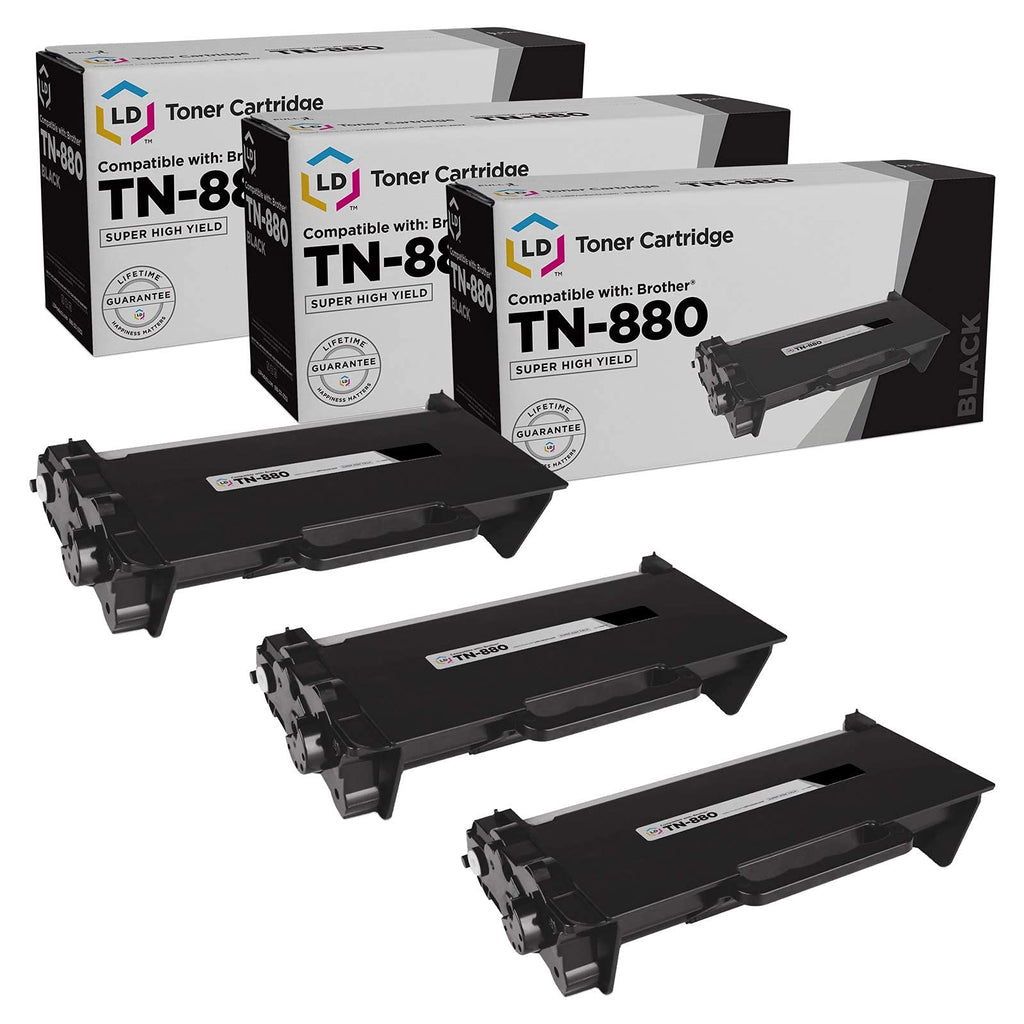 Products Compatible Toner Replacement for Brother TN880 (Black, 3-Pk)