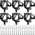 6 Counts Horse Bridle Rack Bridle Bracket Bridle Hooks Horse Tack Storage Halter Hanger Metal Bridle Holder with