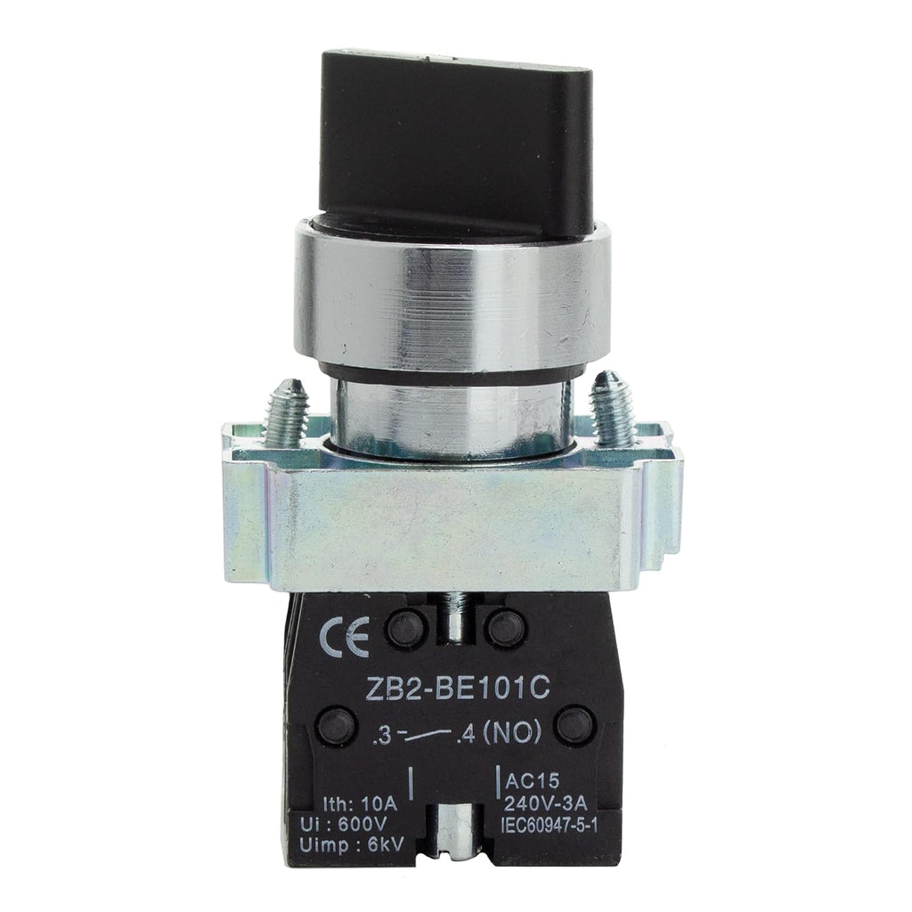 Rotary Switch 2 Position Selector Switch Maintained, 4 Pack