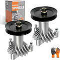 130794 Spindle Assembly 153535 Pulley Replaces for Craftsman LT1000 LT2000 Compatible with Poulan AYP HU 532130794