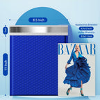 Royal Blue Bubble Mailers 8.5x12" Padded Envelops 500 Pack Bulk