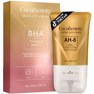 Neck Firming Cream with Roller, Hyaluronic Acid & Ceramide