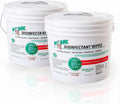 Disinfecting Wipes (2 Buckets of 800 Count) for Commercial Facilities | Heavy Duty Cleaning Wipes - 3in1