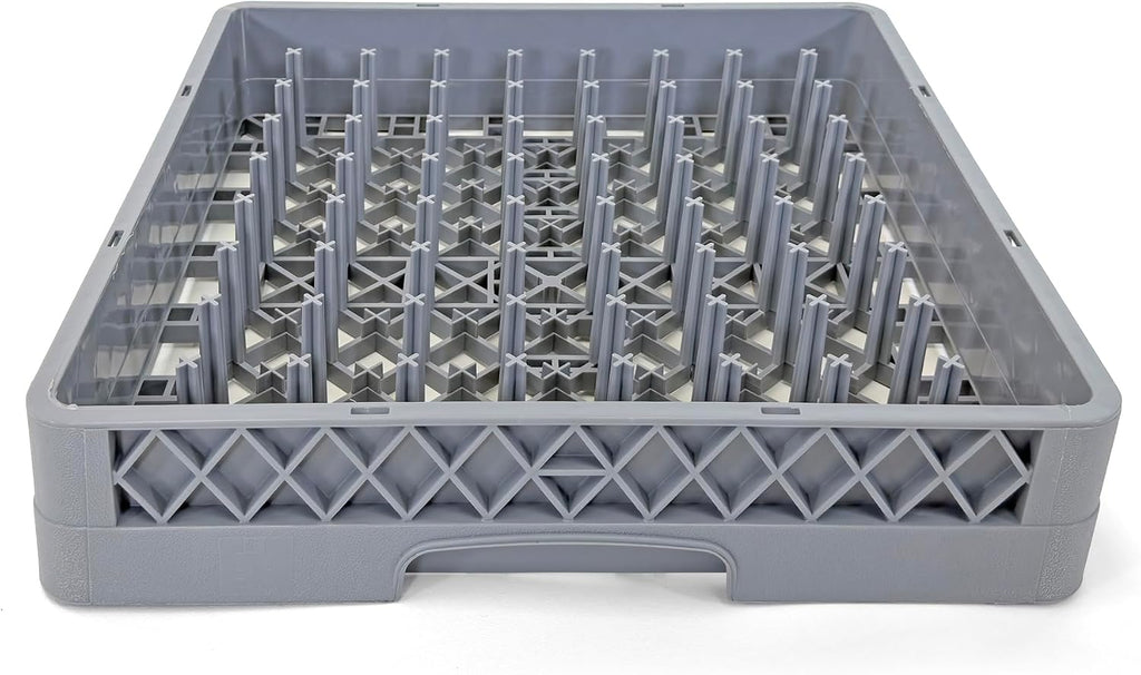 Peg Plate Rack for Commercial Dishwasher | Full Size Tray Rack | Polypropylene (Gray)
